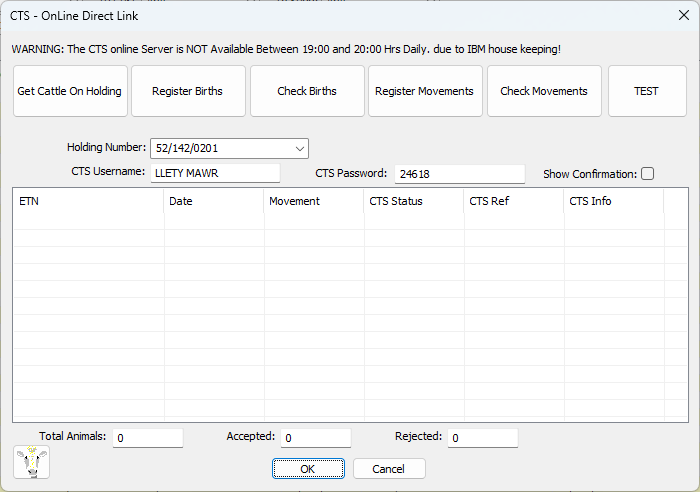 FarmIT 3000 - Direct Link to BCMS/CTS